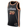 Dres Atlanta Hawks John Collins 20 Nike 2022-23 City Edition Crno Swingman